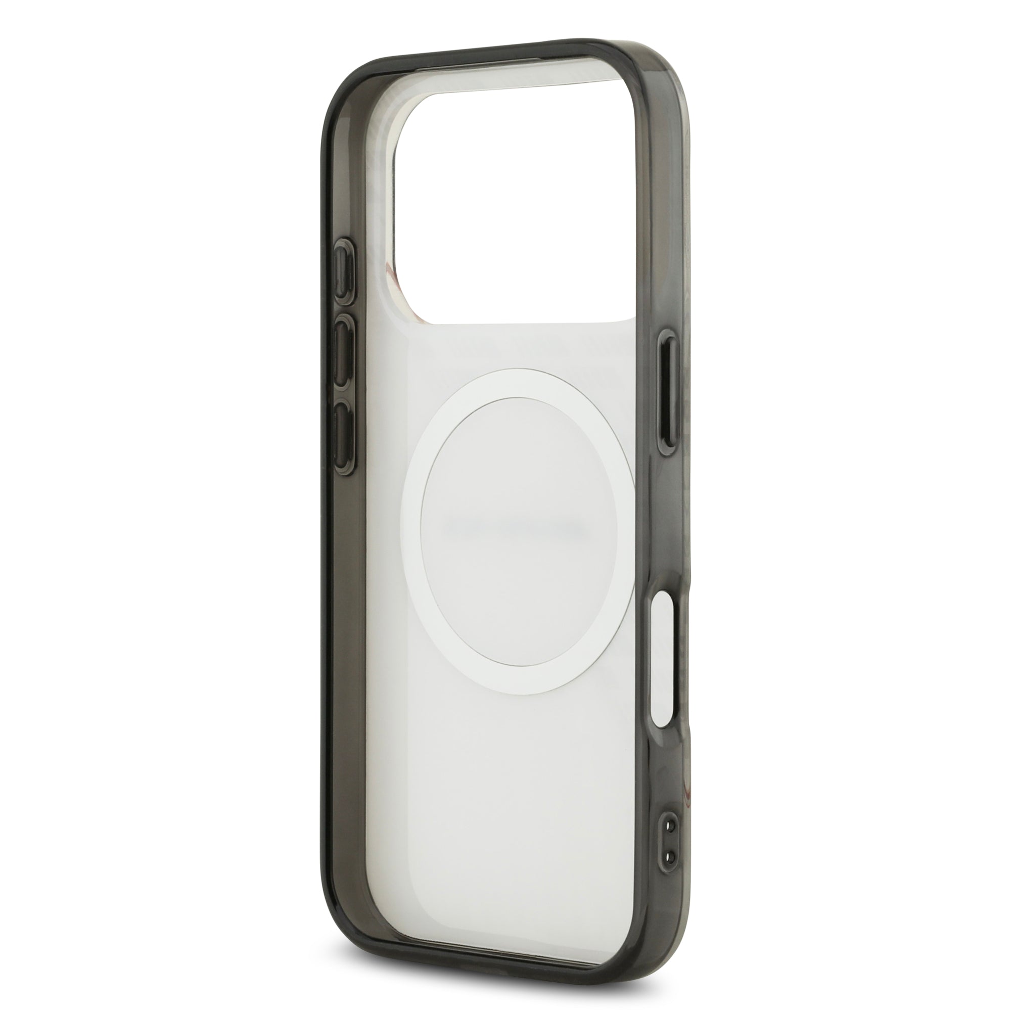 AMG AMHMP17L24HRDWR HardCase MagSafe Rhinestone Transparent Rhombs WHITE/RED iPhone 17 Pro