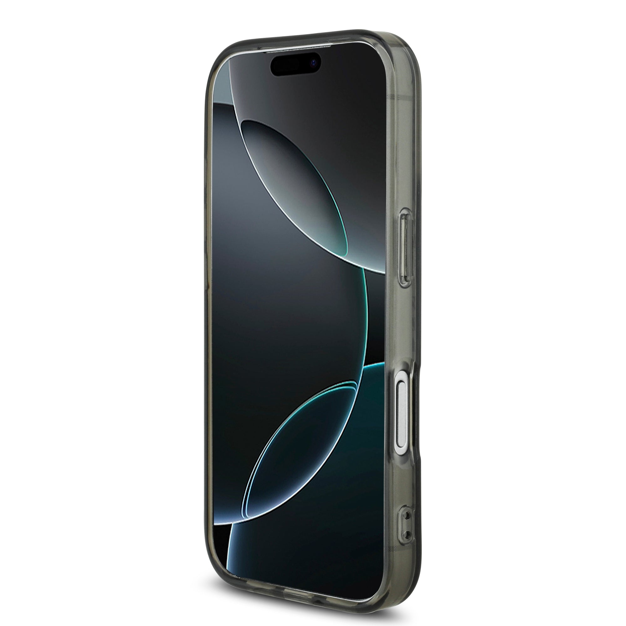 AMG AMHMP17L24HTRDK HardCase MagSafe Rhinestone Transparent SMOKED Black iPhone 17 Pro