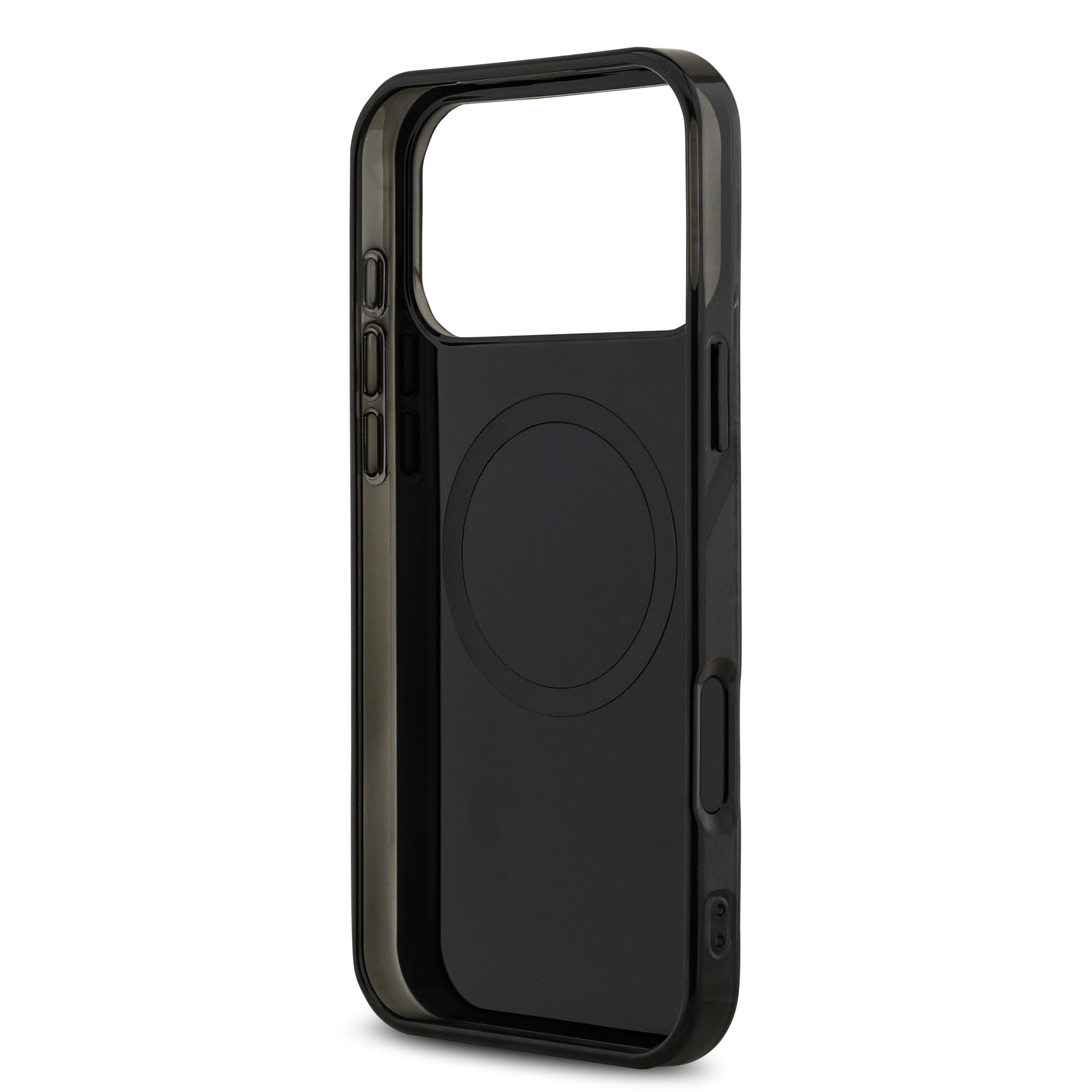 AMG AMHMP17X24HRDKR HardCase MagSafe Rhinestone Transparent Rhombs Black/Red iPhone 17 Pro Max