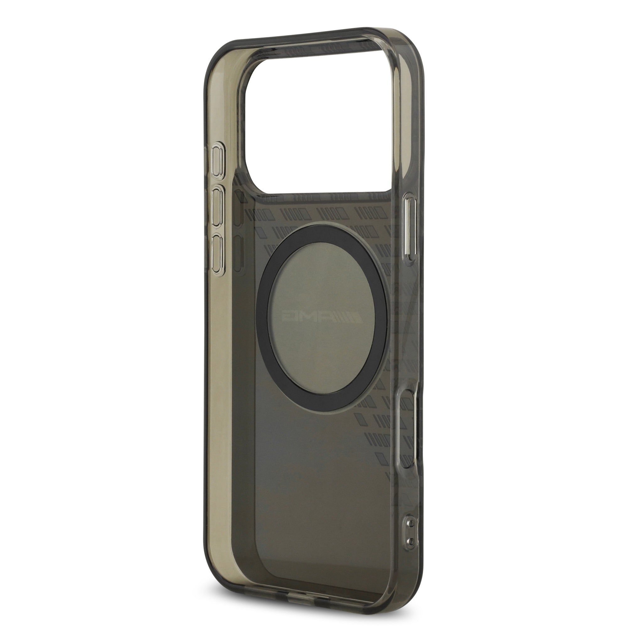 AMG AMHMP17X24HTRDK HardCase MagSafe Rhinestone Transparent SMOKED Black iPhone 17 Pro Max