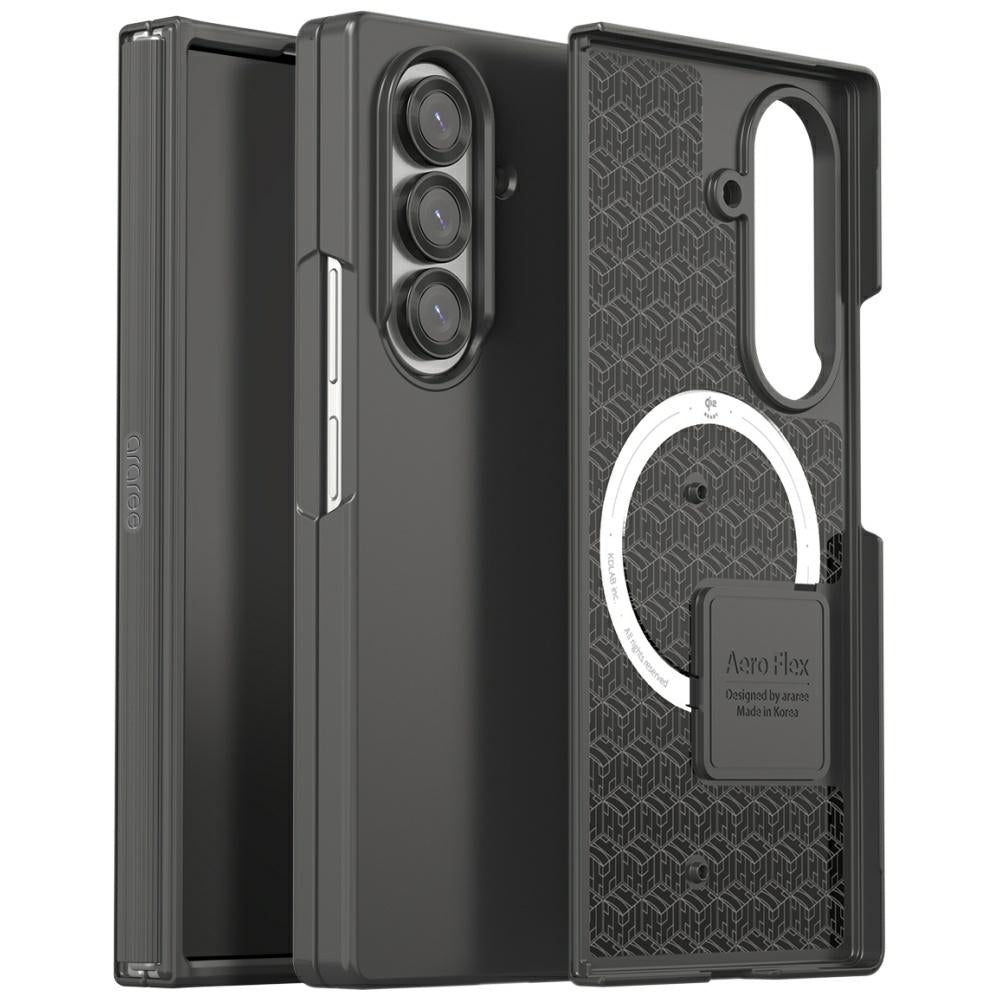 Araree Aero Flex M MagSafe Qi2 case for Samsung Galaxy Z Fold7 black