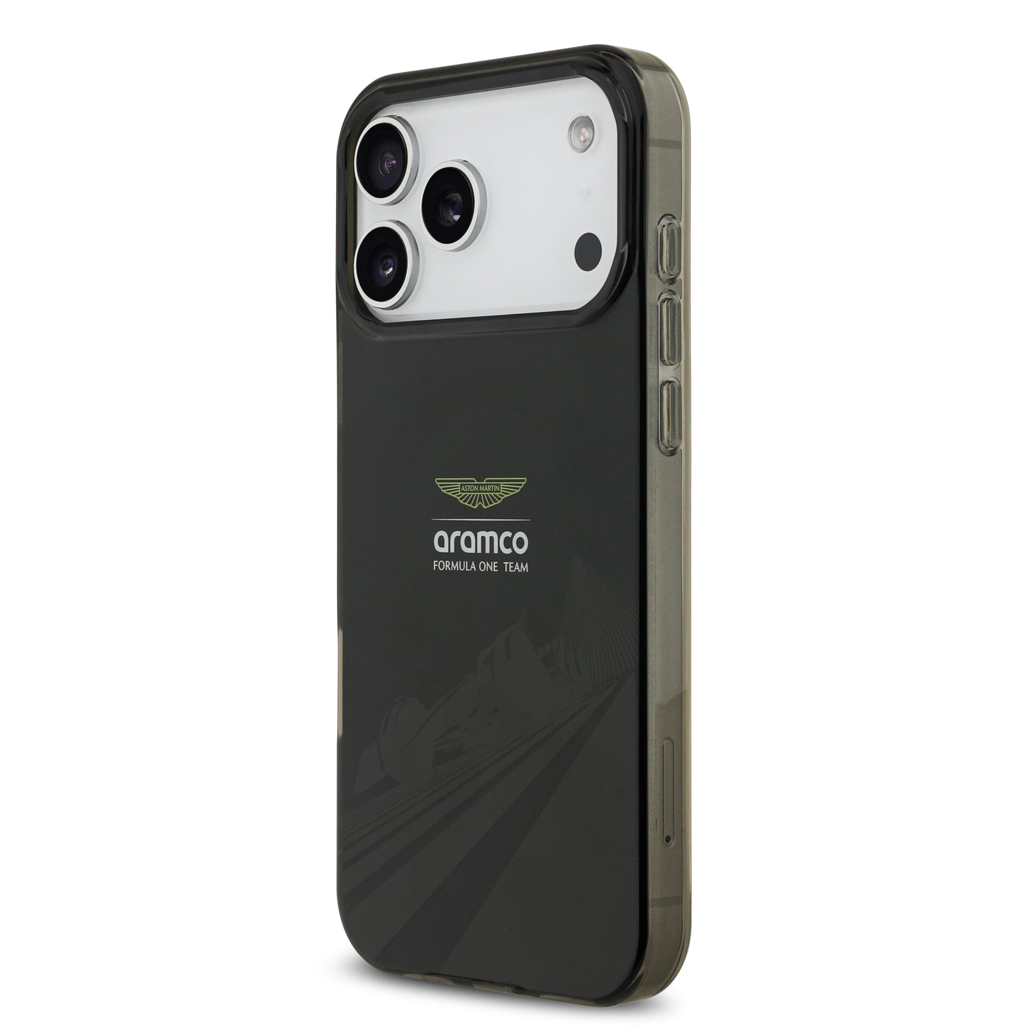 ASTON MARTIN ARHMP17XUF1K F1 HardCase MagSafe IML W/ F1 CAR Black iPhone 17 Pro Max