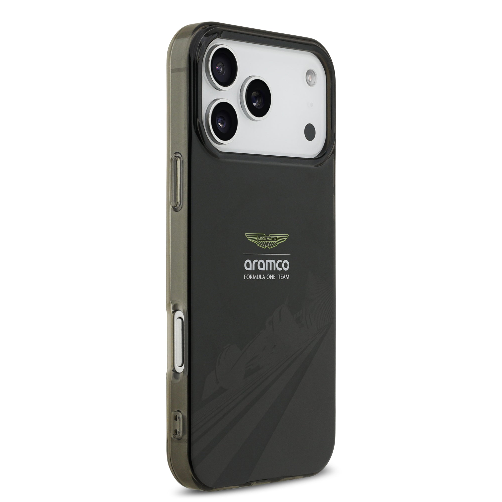 ASTON MARTIN ARHMP17XUF1K F1 HardCase MagSafe IML W/ F1 CAR Black iPhone 17 Pro Max