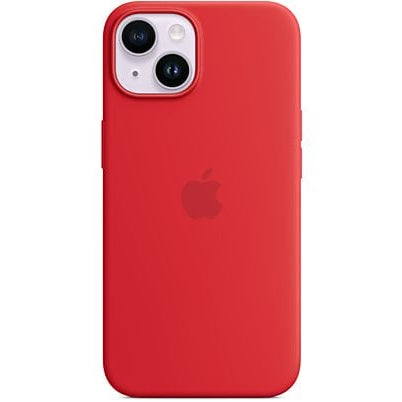 Apple MPT63ZM/A Silicone Case MagSafe for iPhone 14 Plus - Red
