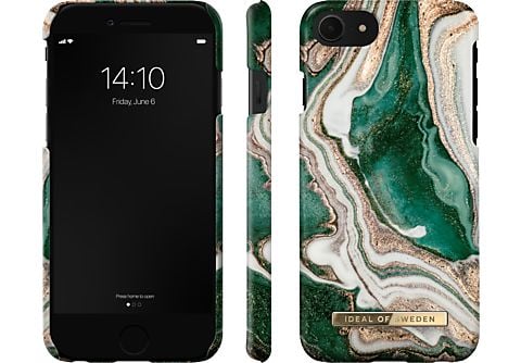 IDEAL OF SWEDEN Fashion Case iPhone 8/7/6/6S/SE Golden Jade Marble