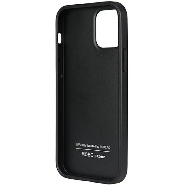 Audi Synthetic Leather iPhone 12/12 Pro black hardcase AU-TPUPCIP12P-TT/D1-BK