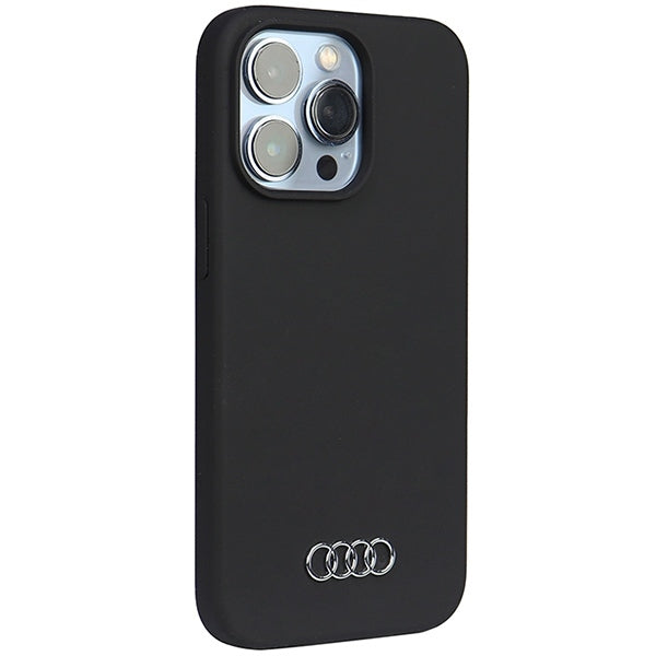 Audi Silicone Case iPhone 13 Pro Max black hardcase AU-LSRIP13PM-Q3/D1-BK