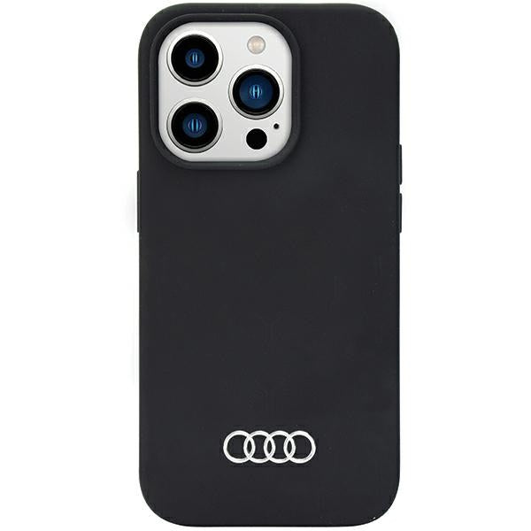 Audi Silicone Case iPhone 14 Pro black hardcase AU-LSRIP14P-Q3/D1-BK