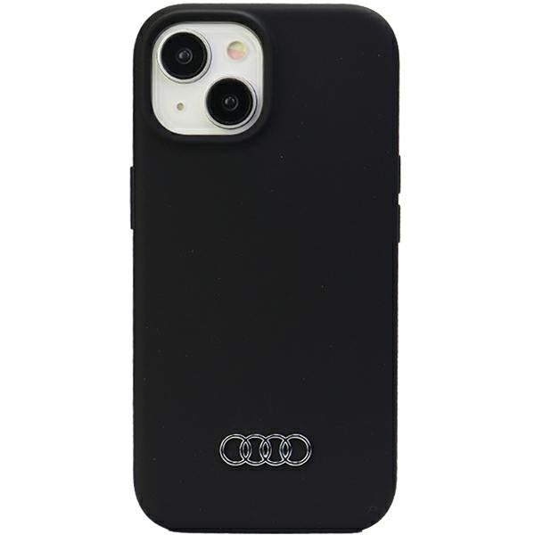 Audi Silicone Case iPhone 15 / iPhone 14 / iPhone 13 black hardcase AU-LSRIP15-Q3/D1-BK