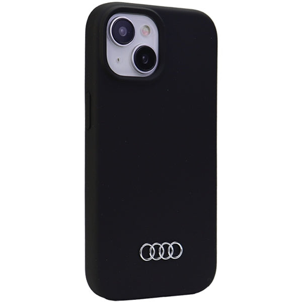Audi Silicone Case iPhone 15 / iPhone 14 / iPhone 13 black hardcase AU-LSRIP15-Q3/D1-BK