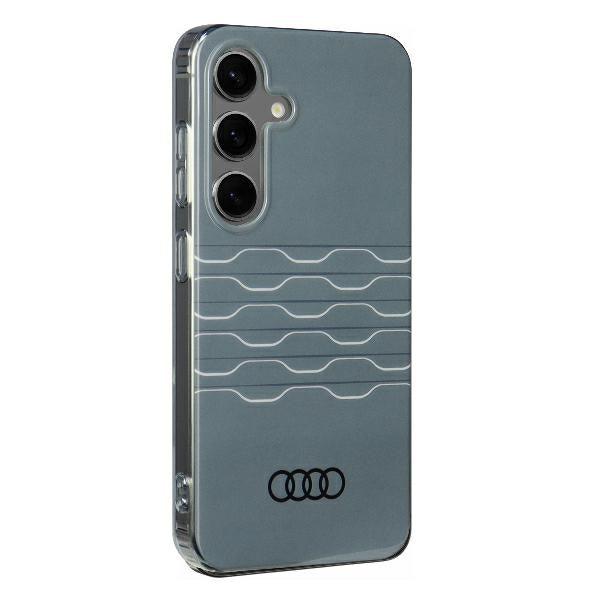 Audi IML Geometric Pattern Case S24 S921 Grey Hardcase AU-IMLS24-A6/D3-GY