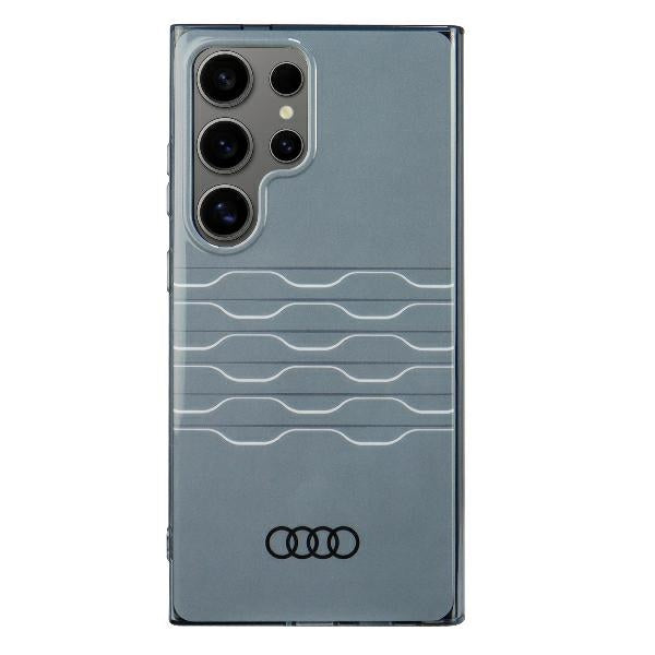 Audi IML Geometric Pattern Case S24 Ultra S928 Grey Hardcase AU-IMLS24U-A6/D3-GY