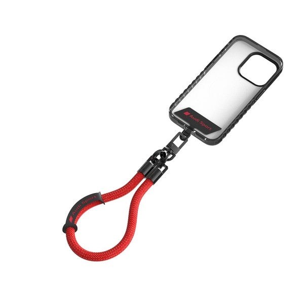 Audi universal phone lanyard 28cm 10mm red AUS-HSL10-RSQ/D1-RD