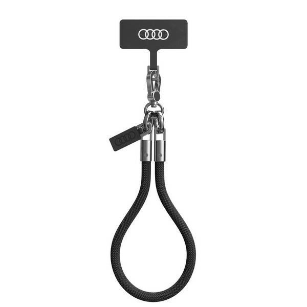 Audi universal phone lanyard 28cm 8mm black AU-HSL8-R8/D1-BK