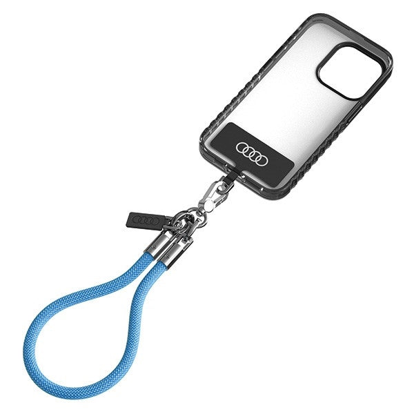 Audi universal phone lanyard 28cm 8mm blue AU-HSL8-R8/D1-BE