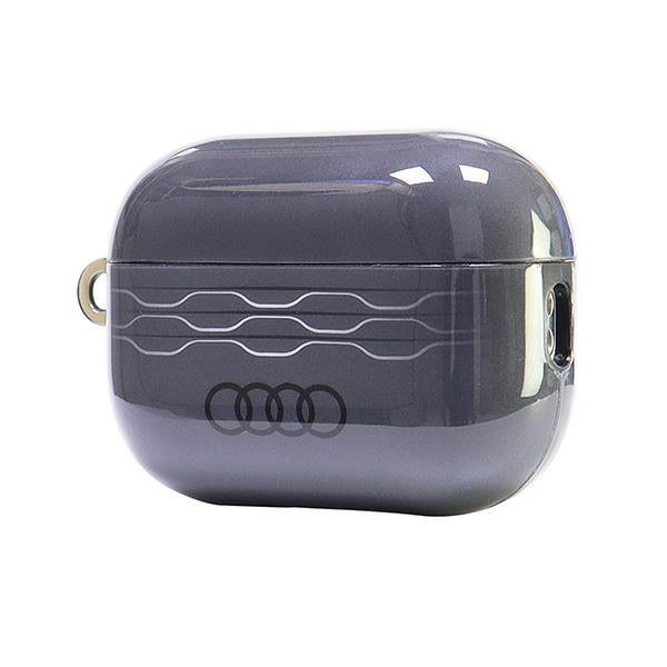 Audi IML Geometric Pattern AirPods Pro 2 cover gray AU-IMLAPP2-A6/D3-GY