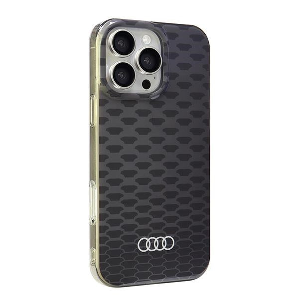 Audi IML Stitching Pattern MagSafe iPhone 16 Pro black hardcase AU-IMLMIP16P-Q5/D3-BK