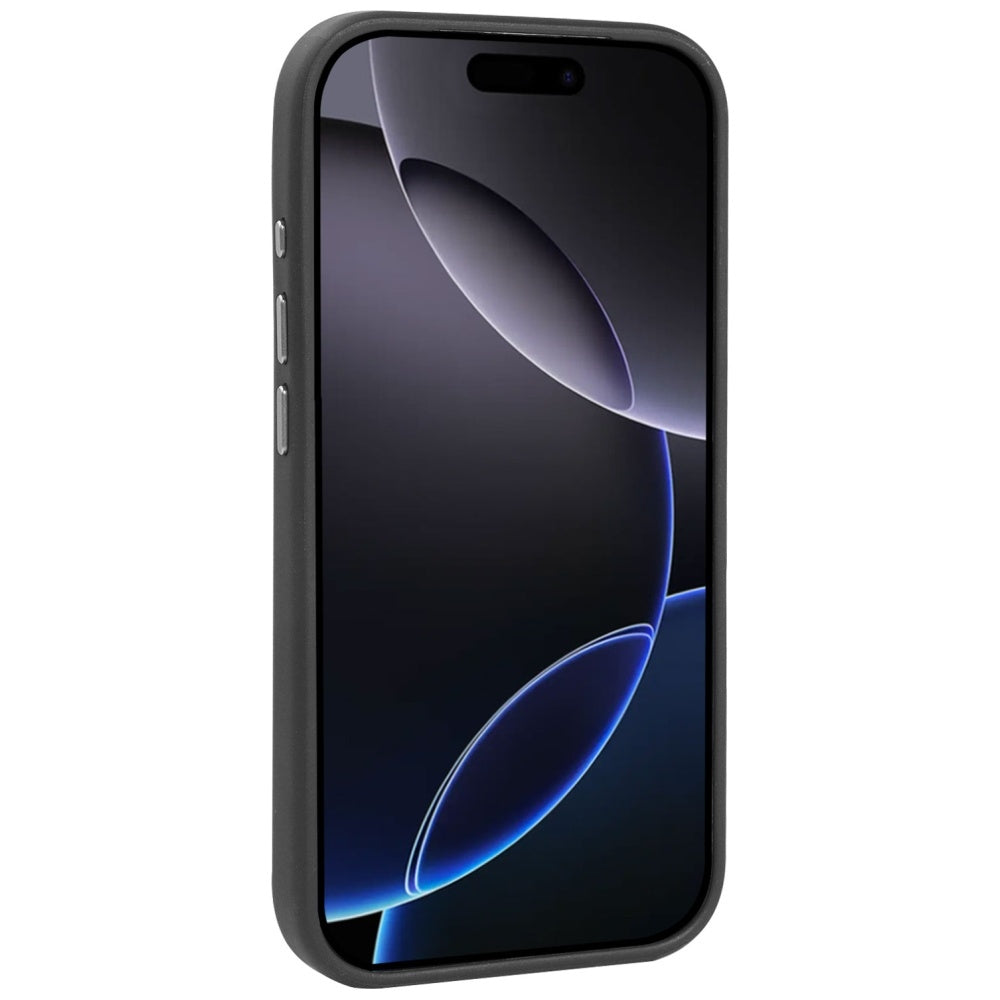 MB MEHMP17X25RDSLAK Leather Laurel Leaves MagSafe Case for iPhone 17 Pro Max Black