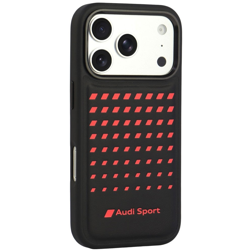 Audi Sport Synthetic Leather MagSafe for iPhone 18 Pro / 17 Pro black