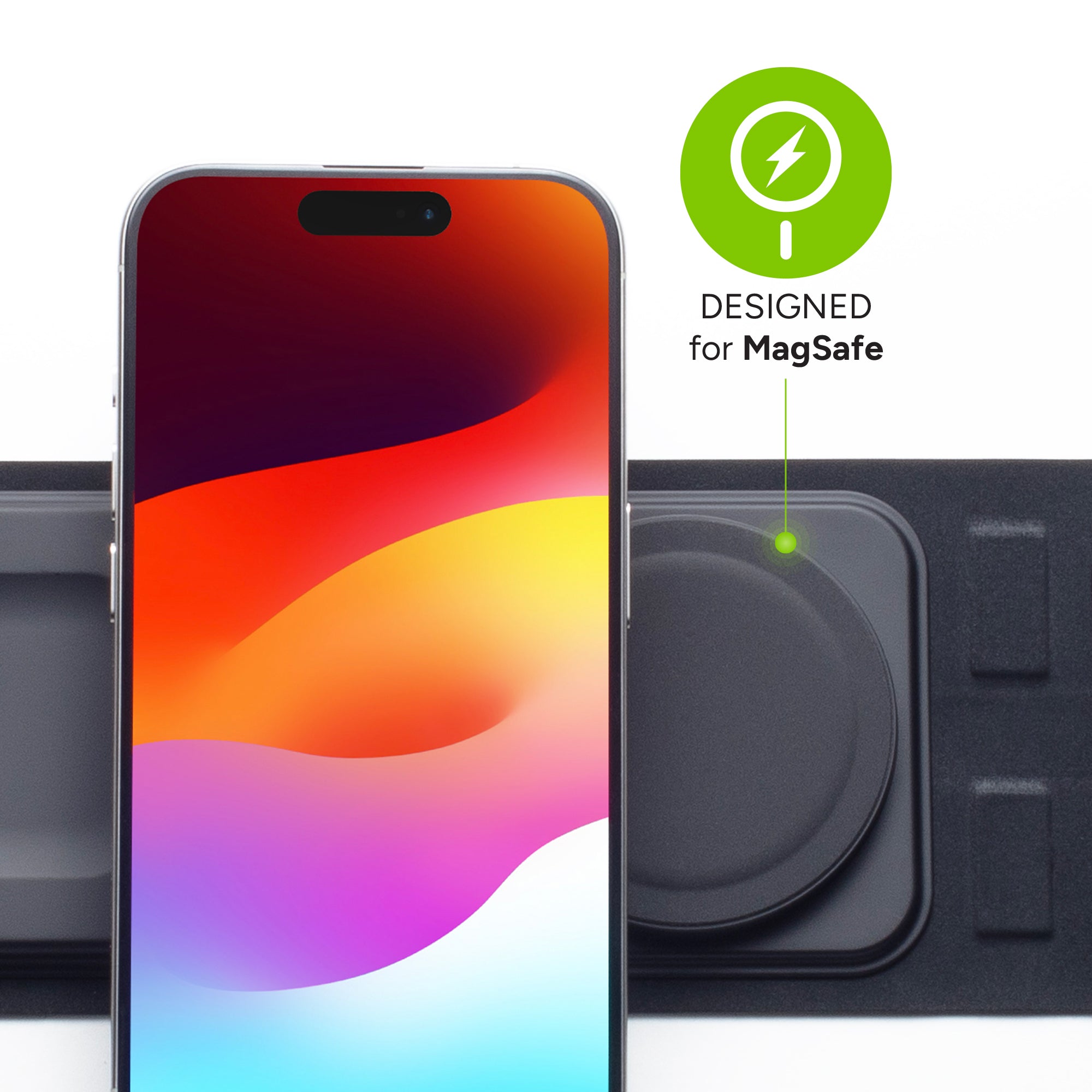 mophie 3-in-1 travel charger with MagSafe black