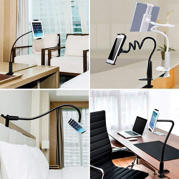 AWEI X3 desk mount 4"-10.5" black long arm