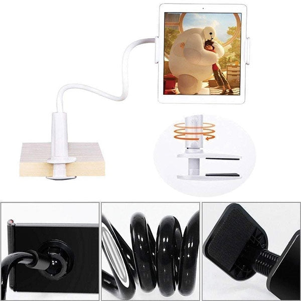 AWEI X3 desk mount 4"-10.5" black long arm