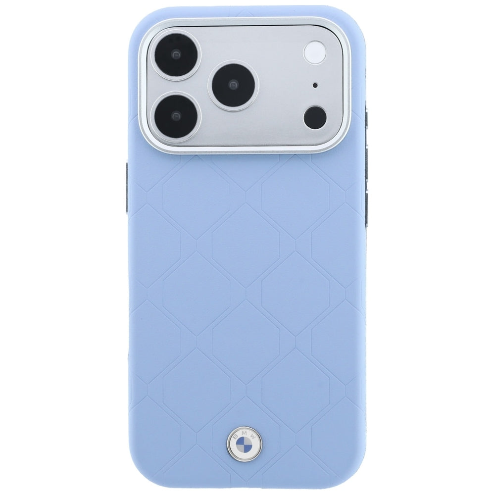 BMW BMHMP18L26SWOWMB Sign Centered Deboss MagSafe for iPhone 18 Pro / 17 Pro Blue
