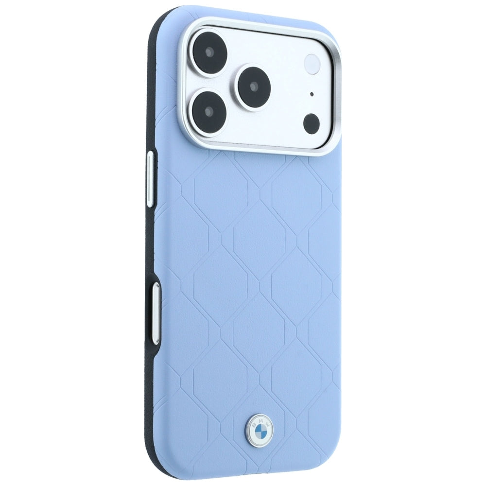 BMW BMHMP18L26SWOWMB Sign Centered Deboss MagSafe for iPhone 18 Pro / 17 Pro Blue