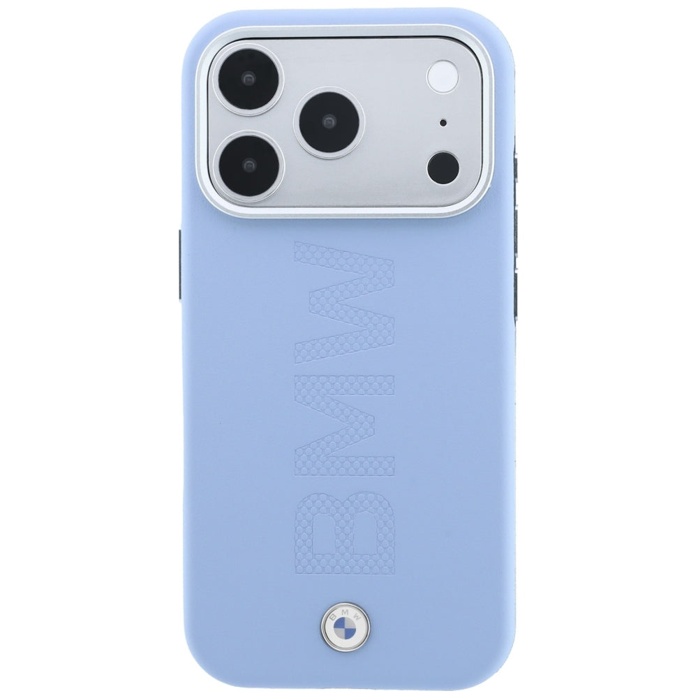 BMW BMHMP18X26SWOWMB Sign Centered Deboss MagSafe Case for iPhone 18 Pro Max / 17 Pro Max Blue