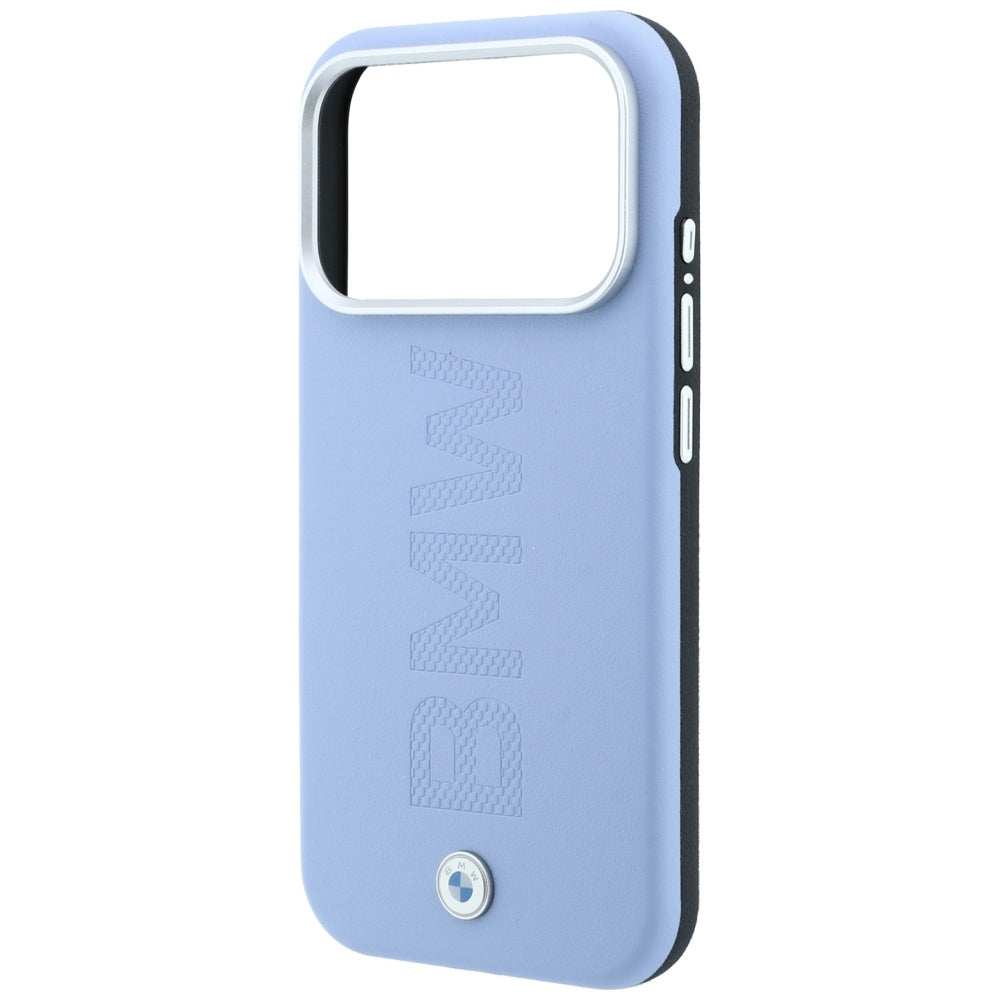 BMW BMHMP18X26SWOWMB Sign Centered Deboss MagSafe Case for iPhone 18 Pro Max / 17 Pro Max Blue