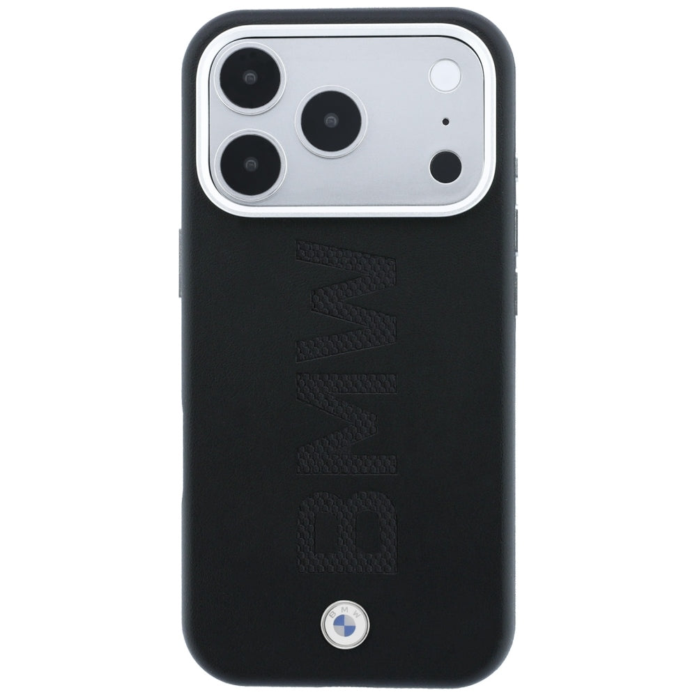 BMW BMHMP18X26SWOWMK Sign Centered Deboss MagSafe for iPhone 18 Pro Max / 17 Pro Max Black