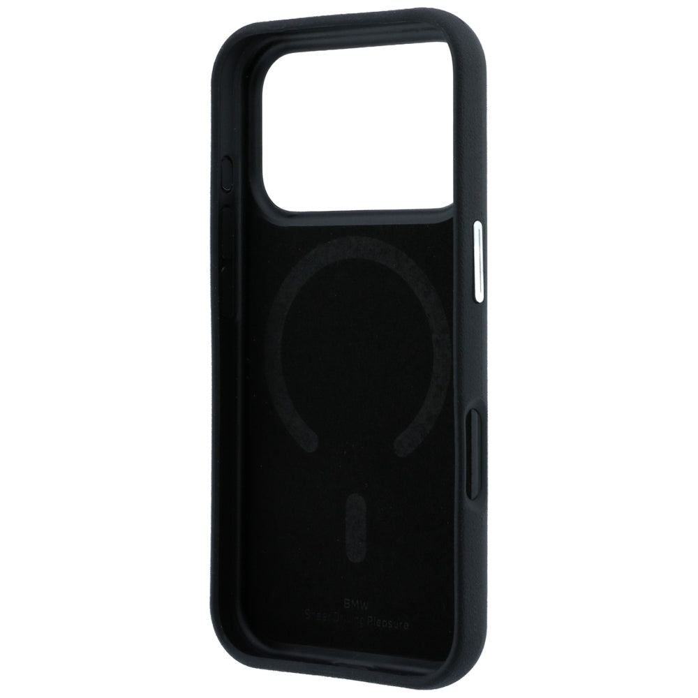 BMW BMHMP18X26SWOWMK Sign Centered Deboss MagSafe for iPhone 18 Pro Max / 17 Pro Max Black