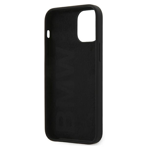 Case for BMW BMHCP12SSILBK iPhone 12 mini black hardcase Silicone Signature