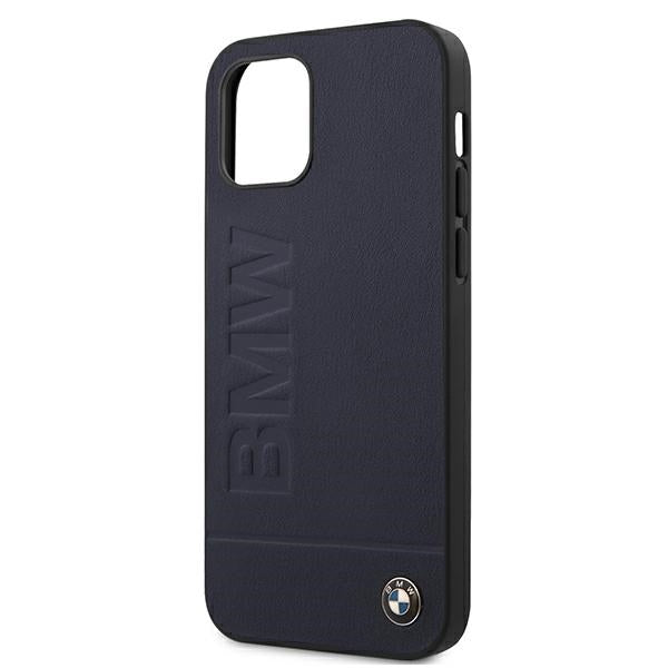 Case for BMW BMHCP12SSLLNA iPhone 12 mini navy hardcase Signature Logo Imprint