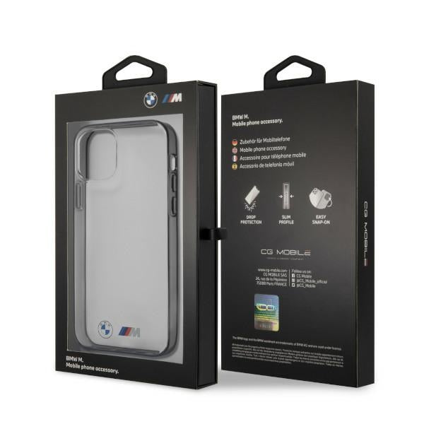 BMW BMHCP12LMBTOK iPhone 12 Pro Max transparent hardcase Sandblast