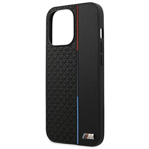 BMW BMHCP13LTRTBK iPhone 13 Pro black hardcase M Collection Triangles