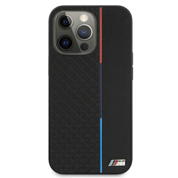 BMW BMHCP13XTRTBK iPhone 13 Pro Max  black hardcase M Collection Triangles