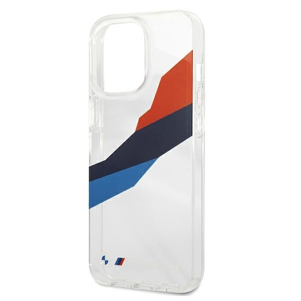 BMW BMHCP13LSKTGT iPhone 13 Pro/ 13 transparent hardcase Motorsport Tricolor