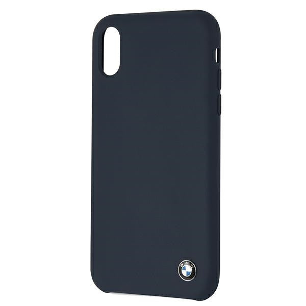 Case for BMW BMHCI61SILNA iPhone Xr navy hardcase Silicone Signature