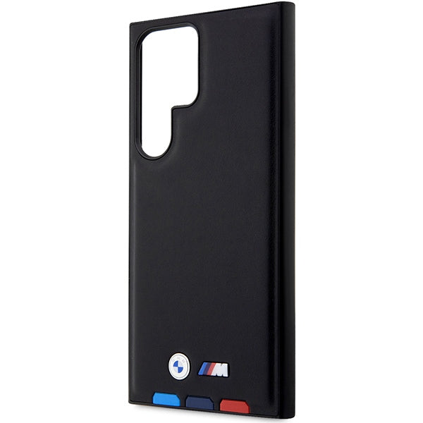 BMW BMHCS23L22PTDK S23 Ultra S918 black Leather Stamp Tricolor