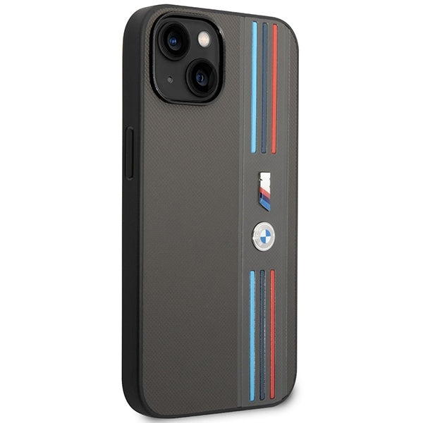 BMW BMHCP14M22PPMA iPhone 14 Plus / 15 Plus Grey Tricolor M Collection