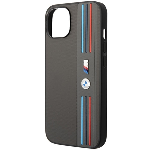 BMW BMHCP14M22PPMA iPhone 14 Plus / 15 Plus Grey Tricolor M Collection