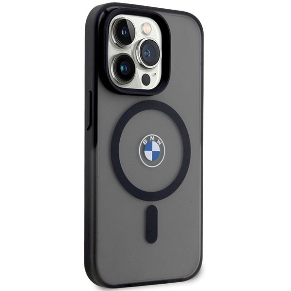 BMW BMHMP14LDSLK iPhone 14 Pro black hardcase Signature MagSafe