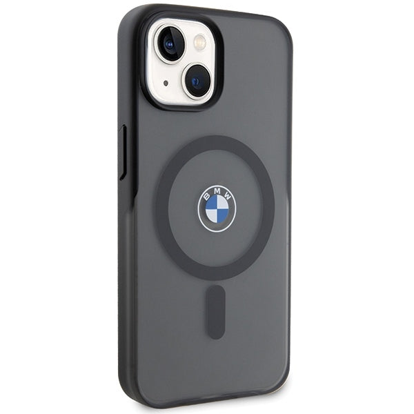 BMW BMHMP15SDSLK iPhone 15 / 14 / 13 black hardcase IML Signature MagSafe