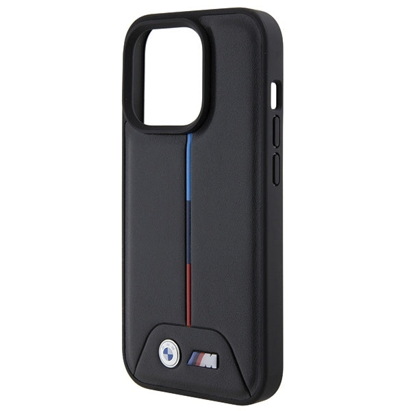 BMW BMHCP15X22PVTK iPhone 15 Pro Max black hardcase Quilted Tricolor