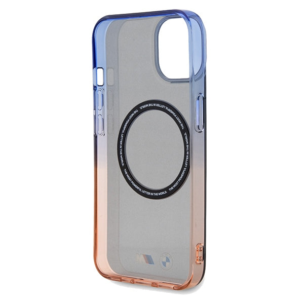 BMW BMHMP15SHTGE iPhone 15 / 14 / 13  grey hardcase Gradient Bumper MagSafe