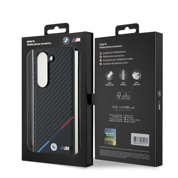 BMW BMHMZFD623PUDTK Z Fold6 F956 black hardcase Carbon Tricolor