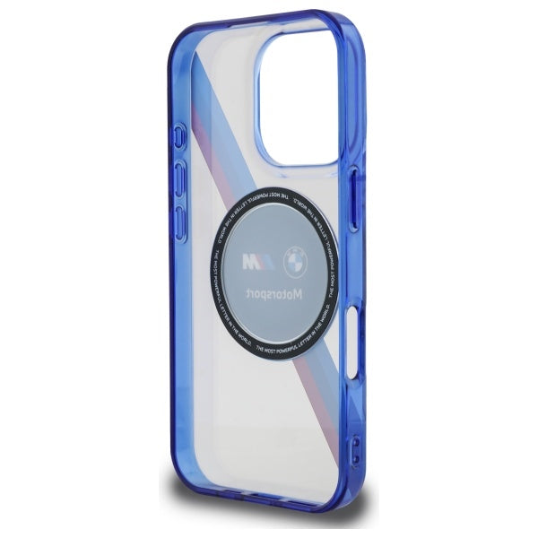 BMW BMHMP16L23HTPUT iPhone 16 Pro transparent hardcase Motosport IML Circle MagSafe