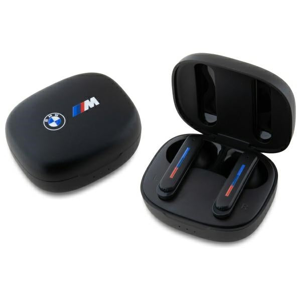 BMW Bluetooth headphones BMBEMIATP20LOK TWS + docking station black Printed Logos