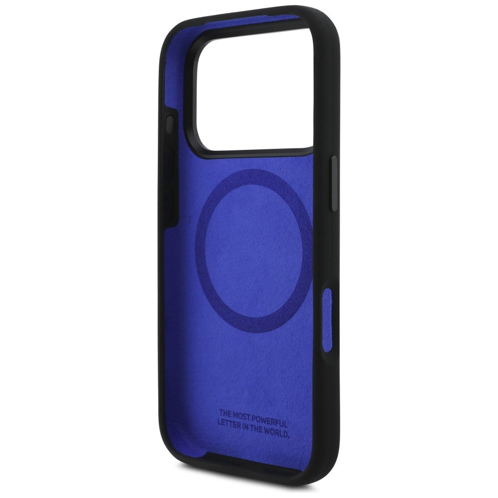 BMW BMHMP17L25SITBOK M Silicon Logo MagSafe Case for iPhone 17 Pro Black